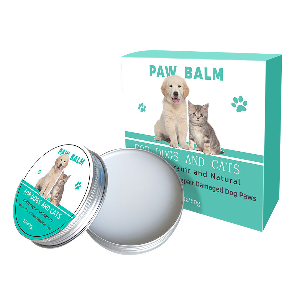 All-Season Organic Paw Balm for Dogs & Cats — Protects, Heals & Soothes Dry Paws