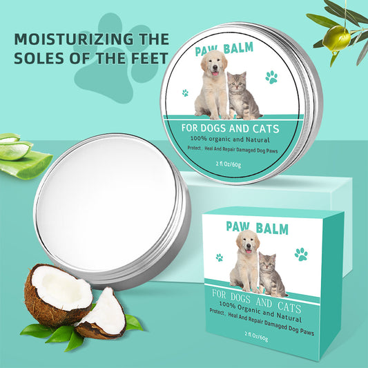 All-Season Organic Paw Balm for Dogs & Cats — Protects, Heals & Soothes Dry Paws